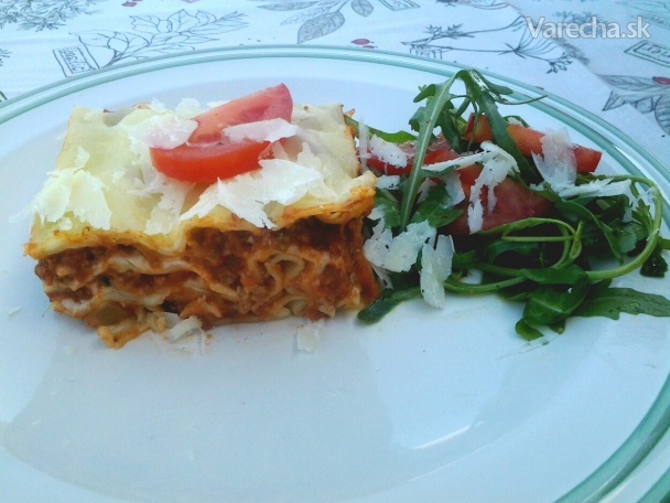 Lasagne bolognese (fotorecept) recept