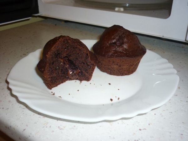 Dekadentné čokoládové muffiny