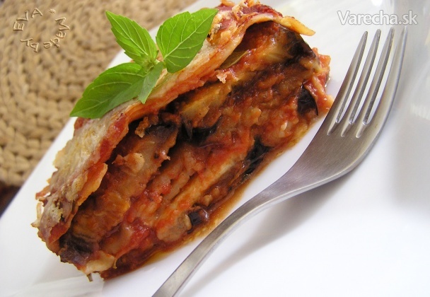Baklažánové lasagne (fotorecept) recept
