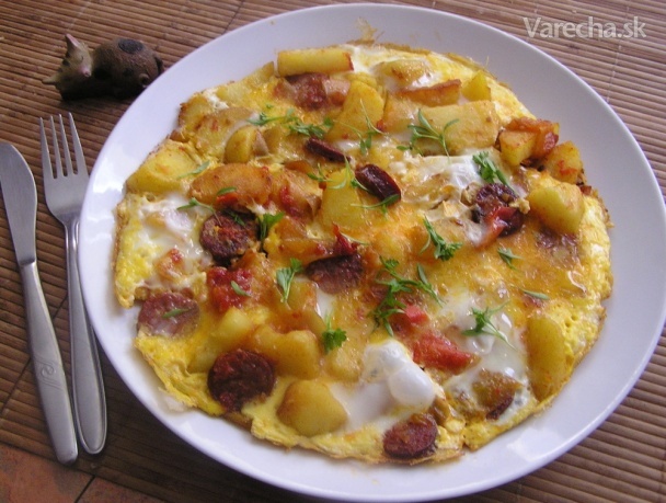 Sedliacka omeleta recept
