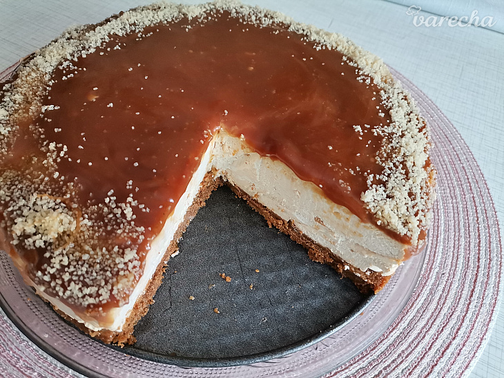 Nepečený karamelový cheesecake (fotorecept) recept