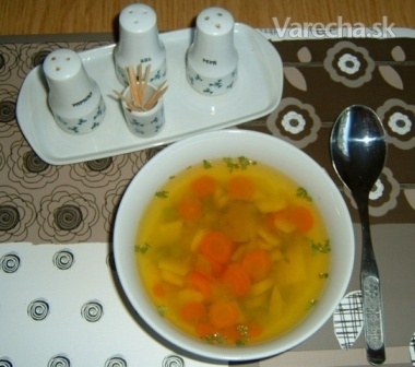 Ľahká zeleninová polievka recept