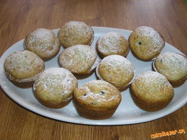 Čučoriedkové muffiny
