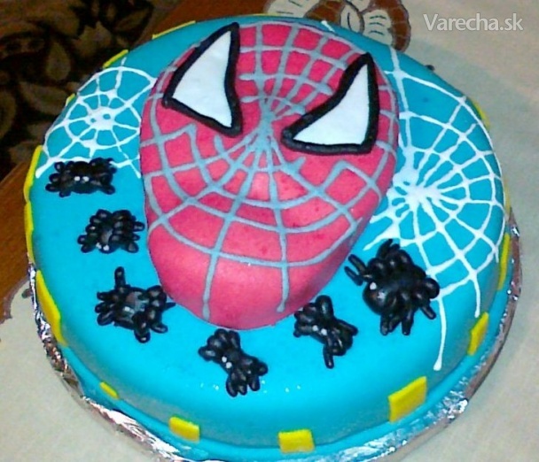Torta spiderman (fotorecept) recept