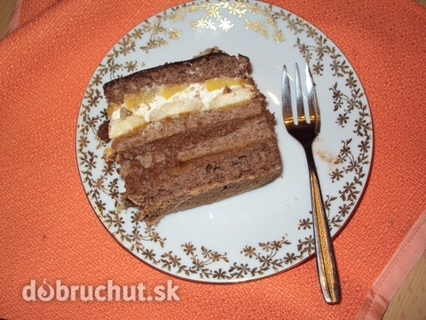 Čokoládovo orechová torta s parížskym krémom...