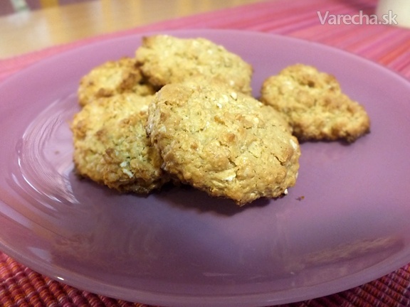 Cookies z ovsených vločiek s arašidovým maslom a kokosom recept