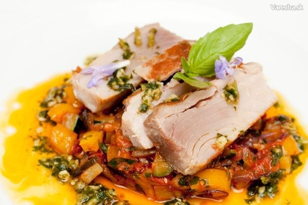 Ligúrsky tuniak s ratatouille zeleninou recept