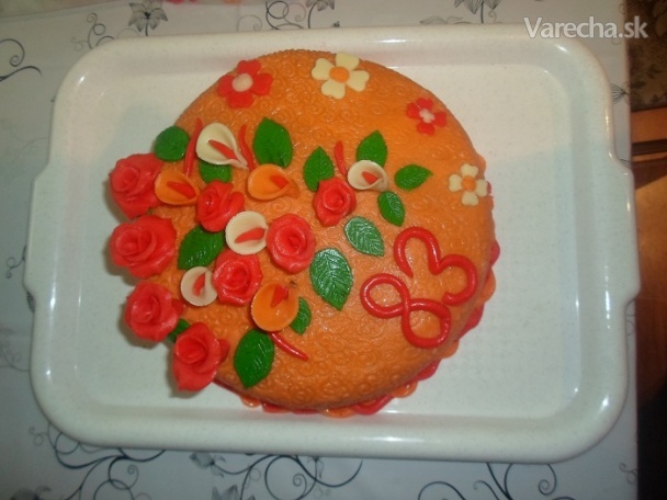 Torta čoko s ovocím (fotorecept) recept