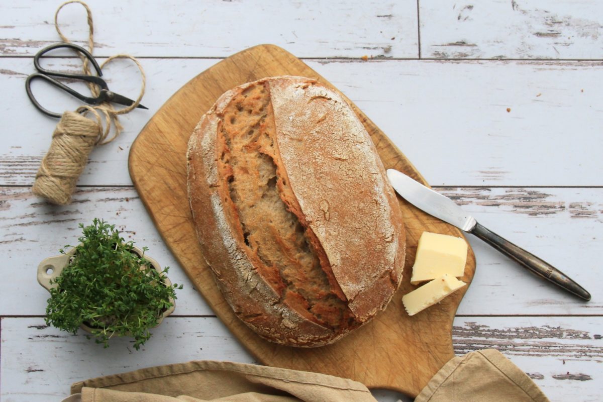 Pšenično-ražný chlieb z kvasu