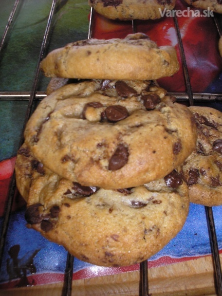 Čokoládové chip koláčiky cookies (keksové)