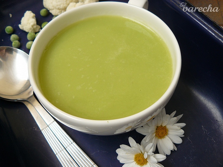 Karfiolovo-hrášková polievka recept