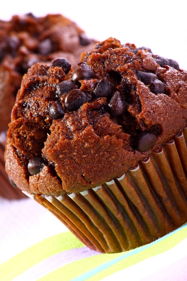 Čokoládové muffiny z mandľovej múky