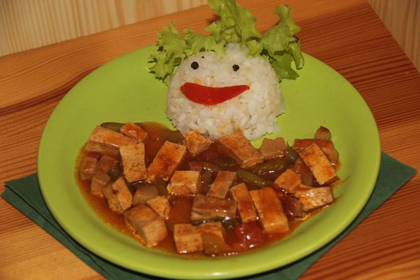 Tofu so zeleninkou