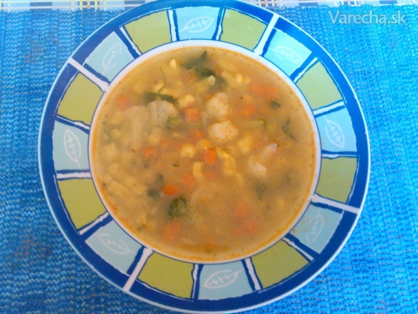 Zeleninová polievka s krupicovými haluškami (fotorecept) recept ...