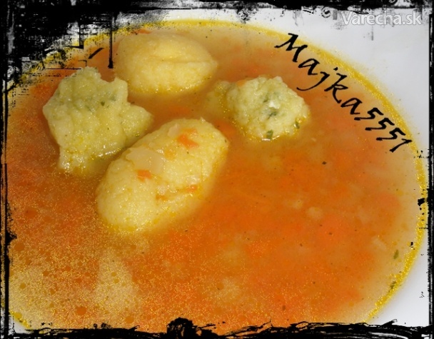 Zeleninová polievka s krupicovými nokmi (Fotorecept) recept ...
