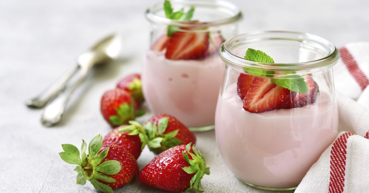 Domáci jahodový jogurt recept 25min.