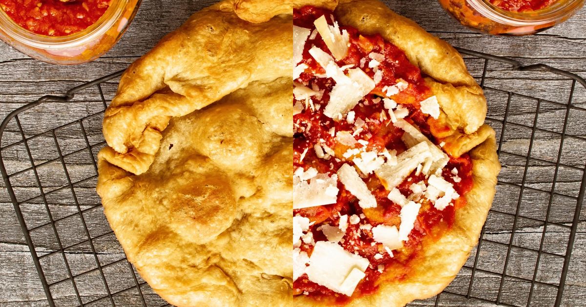 Vyprážaná pizza alebo talianske langoše (Pizza fritta), Fotka č. 1 ...