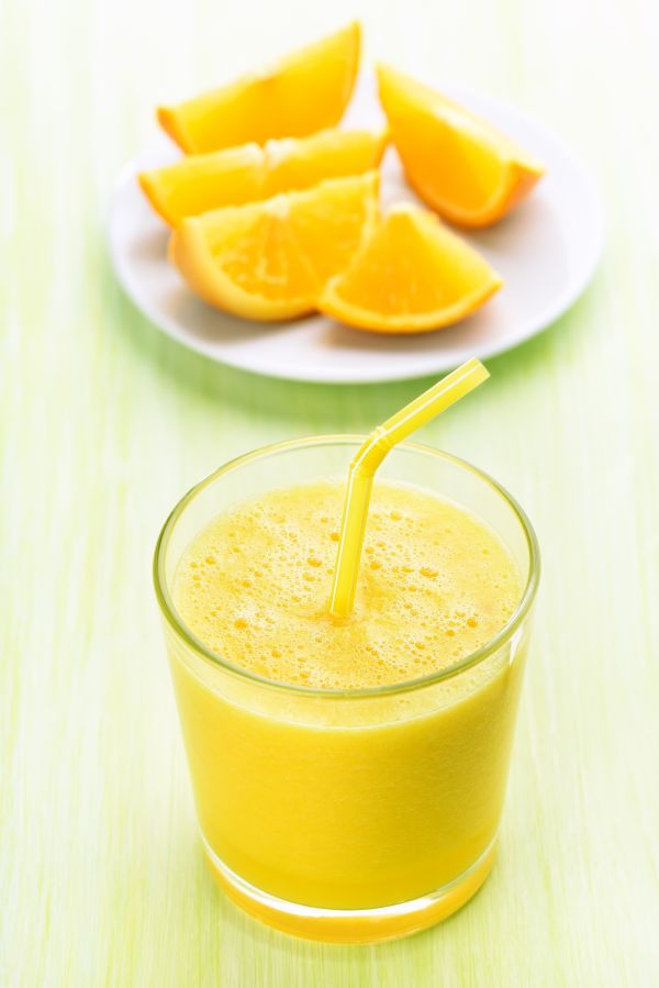 Pomarančové smoothie s vanilkou