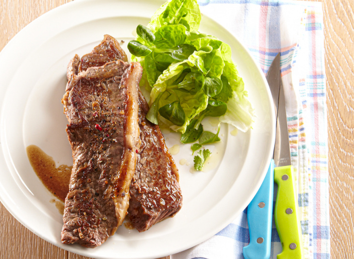 Šťavnatý steak z hovädzej roštenky (fotorecept) recept