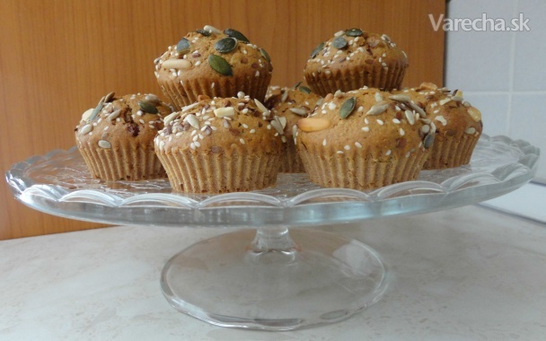 Zdravé muffiny so semiačkami recept
