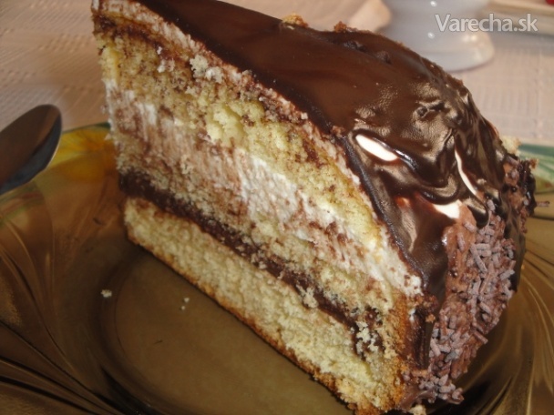 Čokoládovo tvarohová torta recept