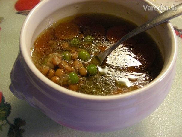 Špaldová polievka (fotorecept) recept
