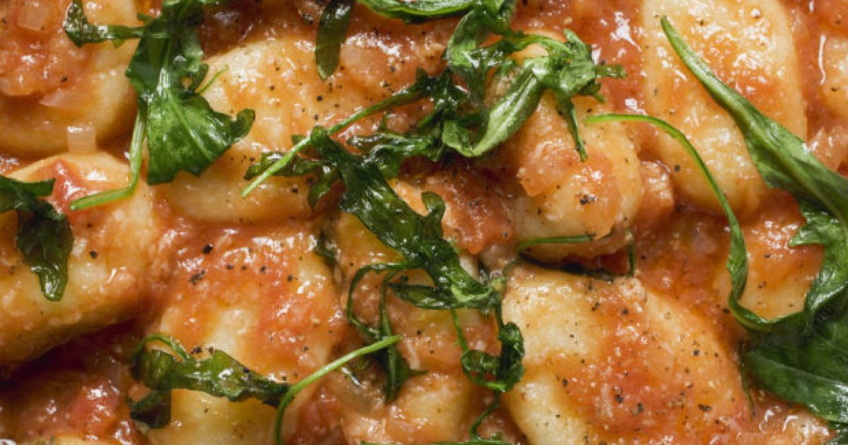 Gnocchi s paradajkovo-parmezánovou omáčkou, fotogaléria 1 / 1.