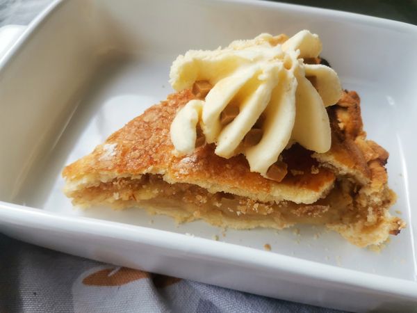 Jablkový koláč na štýl apple pie, FOTORECEPT