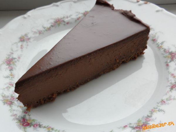 Jednoduchý nepečený čokoládový cheesecake