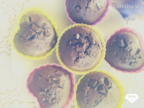 Čokoládové muffiny (fotorecept) recept