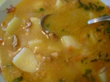 Maďarská zemiaková polievka s hubami