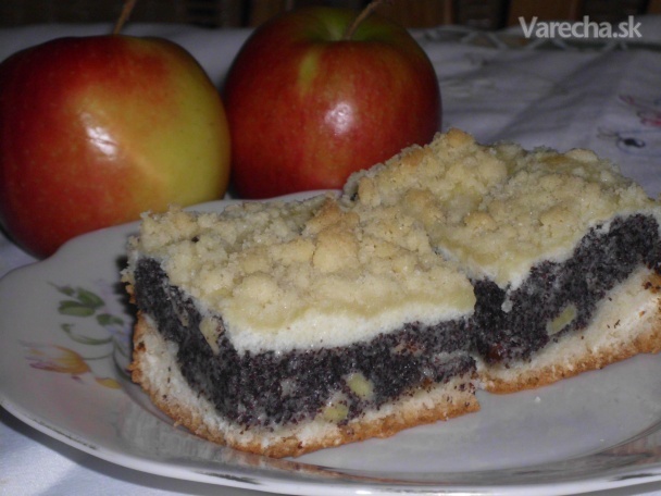 Makovo-tvarohový koláčik s ovocnou nôtou (fotorecept) recept ...