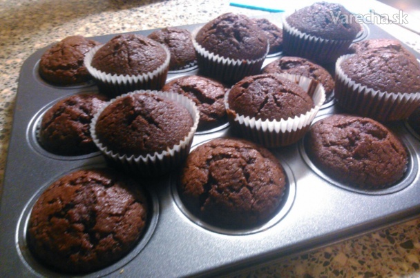 Čokoladové muffiny recept