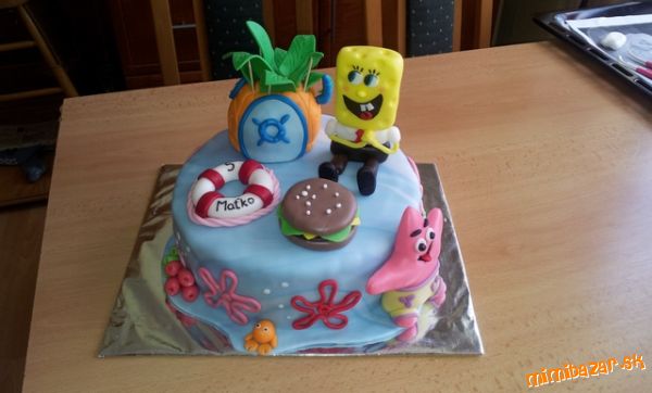 torta pre Maťka Sponge Bob
