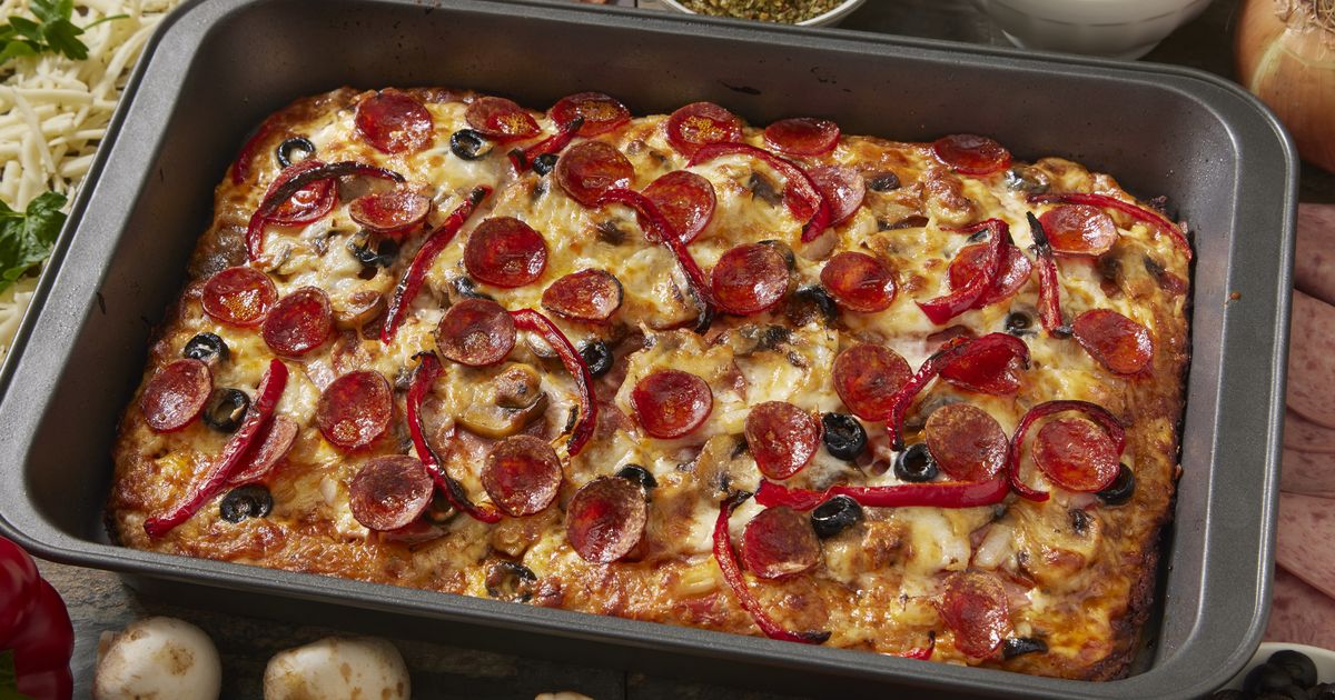 Hrubá pizza z plechu recept 315min.