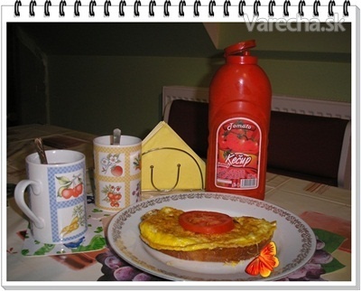 Sýte a rýchle raňajky chlieb so syrokrémom vo vajíčku recept ...