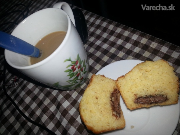 Muffiny s čokoladovým prekvapením a kokosové muffiny recept ...