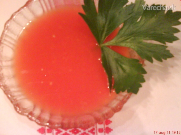 Čistá paradajková šťava (fotorecept) recept
