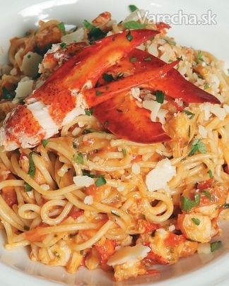 Lobster spaghetti recept