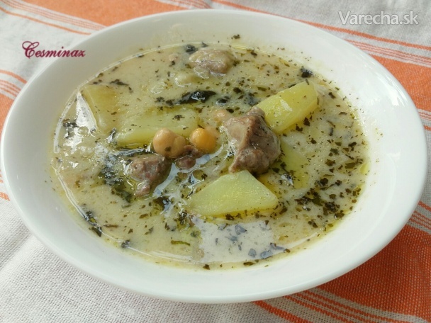 Hovädzia jogurtová polievka s cícerom a so zemiakmi (fotorecept ...