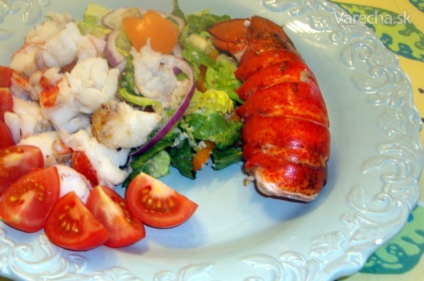 Chvost morského raka (lobster tail) s romain šalátom (fotorecept ...