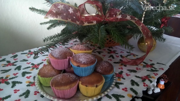 Muffinky s orieškami a čokoládou recept