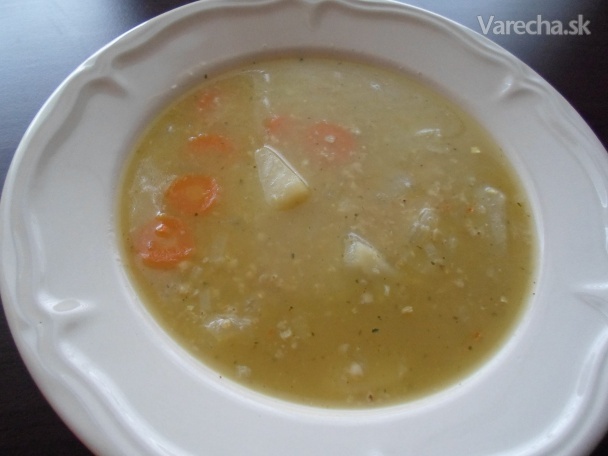 Zeleninovo-ovsená polievka(fotorecept) recept