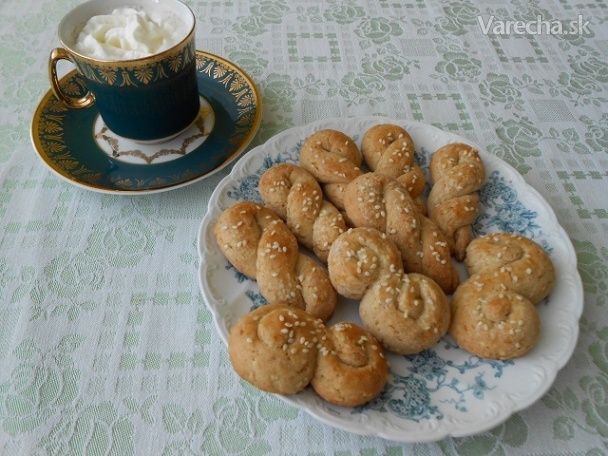 Grécke maslové sušienky koulourakija veľkonočné recept ...