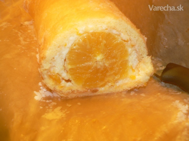 Kokosovo-mandarínková roláda recept