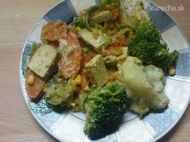 Údené tofu na zelenine recept
