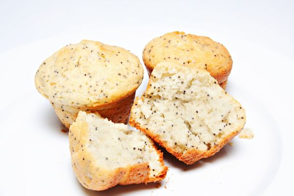 Citrónové muffiny s chia semienkami