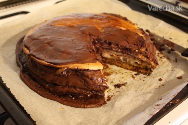 Palacinková zapekaná torta s čoko-mascarpone krémom (fotorecept ...