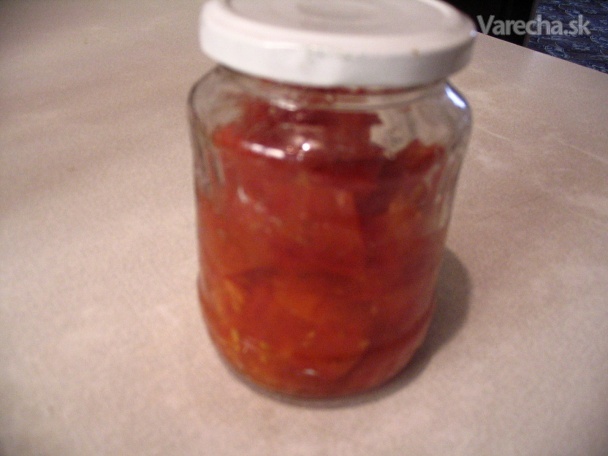 Sterilizované paradajky (fotorecept) recept
