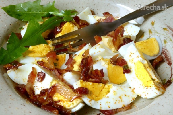 Výroční vejce ve sladkokyselém nálevu se slaninou recept ...